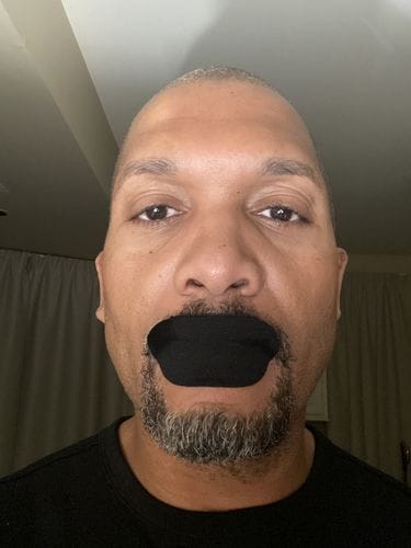 Customer photo review of Mouth Tape customer review