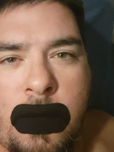 Customer photo review of Mouth Tape customer review
