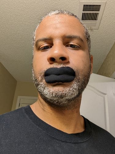 Customer photo review of Mouth Tape customer review