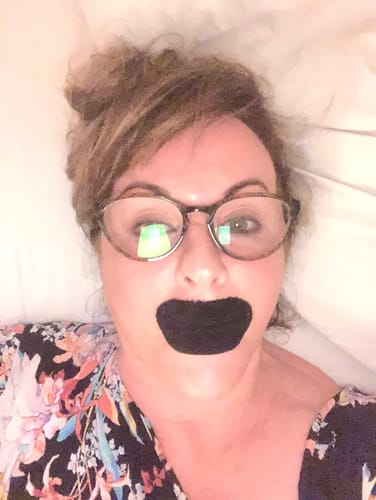 Customer photo review of Mouth Tape customer review