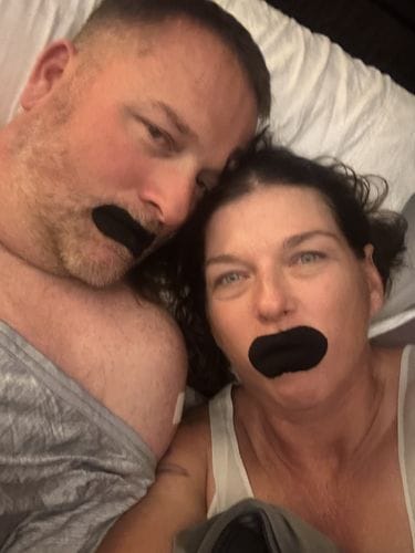 Customer photo review of Mouth Tape customer review