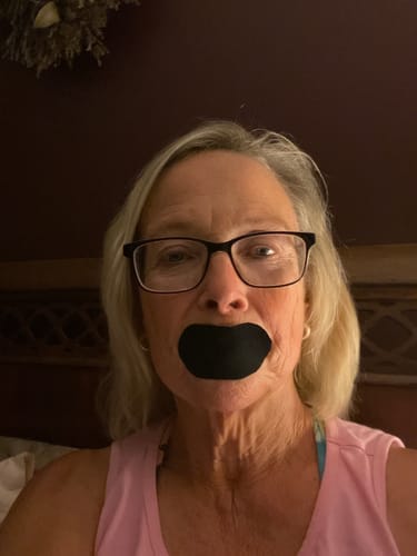 Customer photo review of Mouth Tape customer review