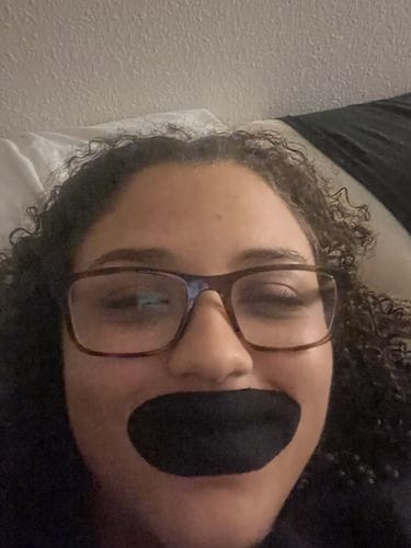 Customer photo review of Mouth Tape customer review