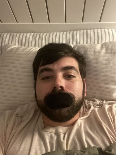 Customer photo review of Mouth Tape customer review