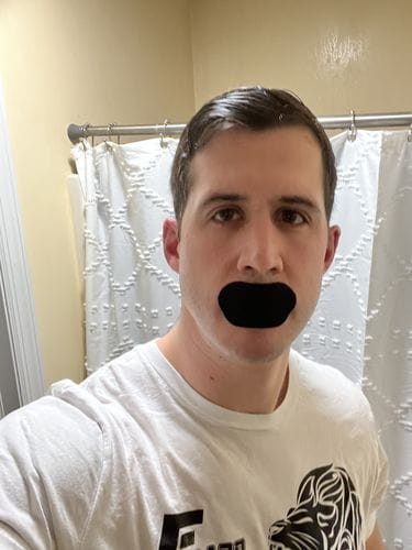 Customer photo review of Mouth Tape customer review