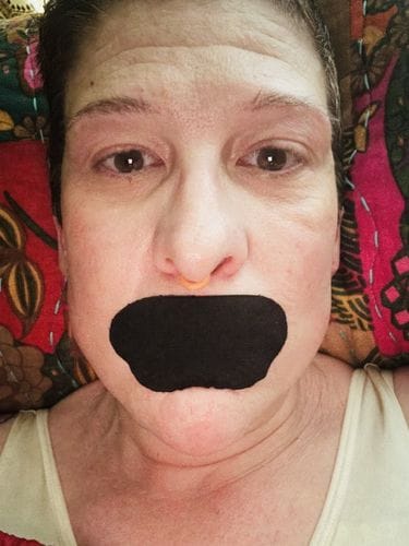 Customer photo review of Mouth Tape customer review