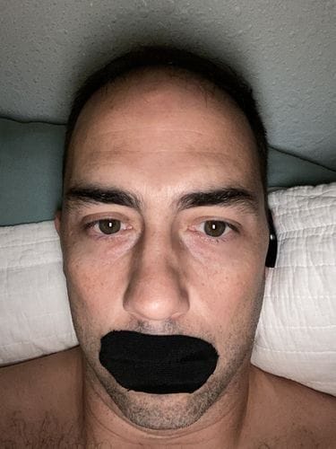 Customer photo review of Mouth Tape customer review