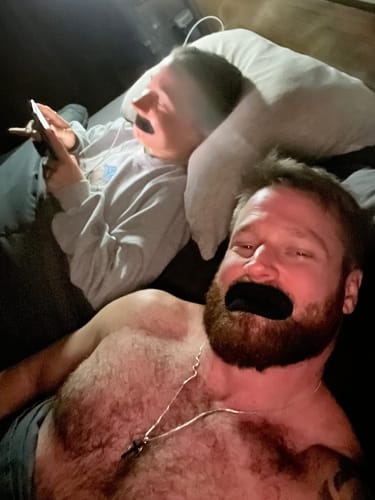 Customer photo review of Mouth Tape customer review