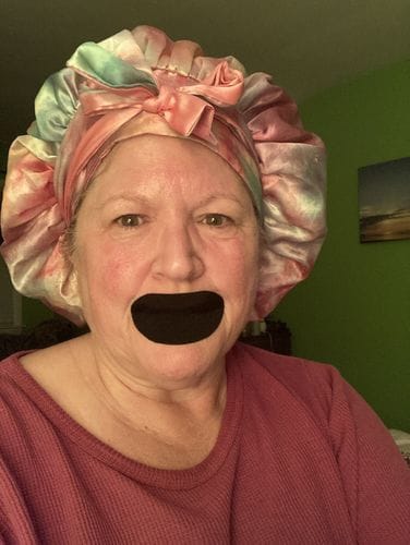 Customer photo review of Mouth Tape customer review