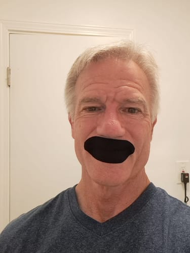 Customer photo review of Mouth Tape customer review