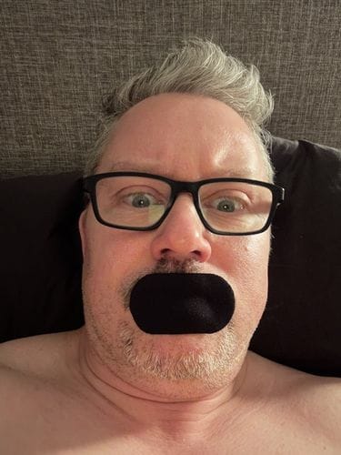 Customer photo review of Mouth Tape customer review