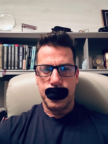 Customer photo review of Mouth Tape customer review