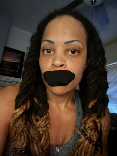Customer photo review of Mouth Tape customer review