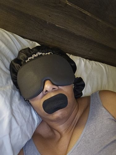Customer photo review of Mouth Tape customer review
