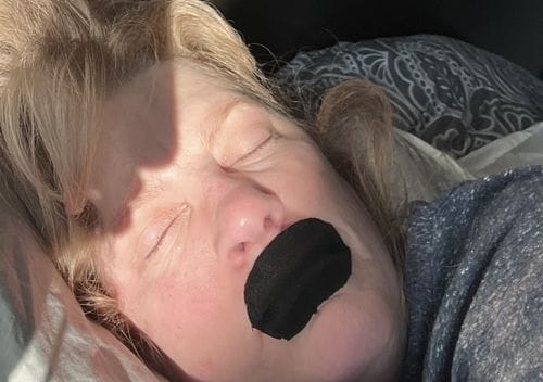 Customer photo review of Mouth Tape customer review