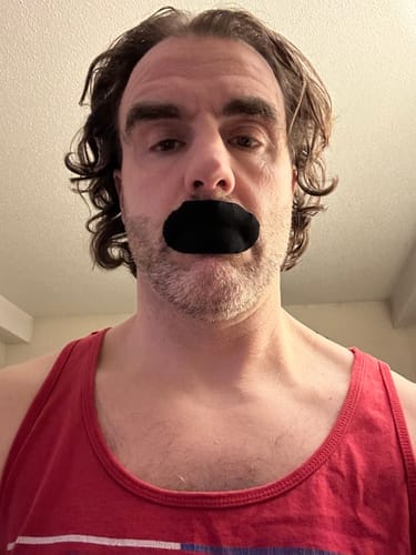 Customer photo review of Mouth Tape customer review