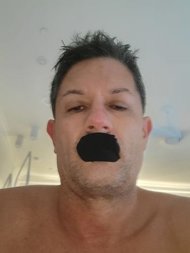 Customer photo review of Mouth Tape customer review